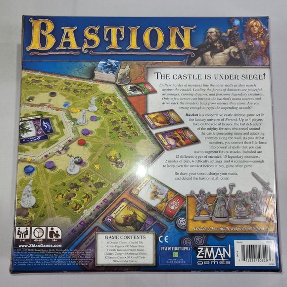 Bastion Castle Defence Fantasy Miniature Strategy Game by Z-Man Games - Picture 2 of 2